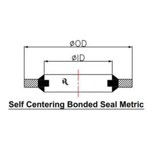 RJ8800-00 - SELF CENTERING BONDED SEAL METRIC