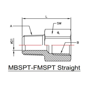 RJ9001-00-00 - MBSPT-FMSPT STRAIGHT