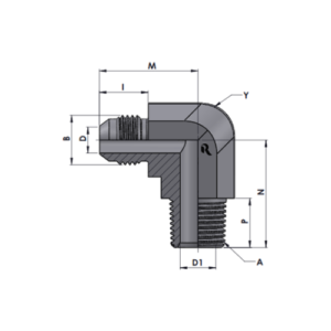RJ2501-00-00 Series MJ-MP 90°