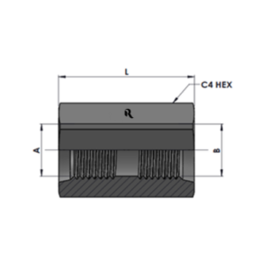 RJ6425-00-00 Series FORB-FORB STRAIGHT