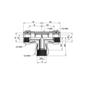 RJ6606-00-00-00 Series	 FJS-FJS-FJS TEE