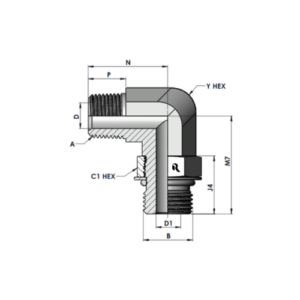 RJ6806-00-00 Series MAORB-FP 90°