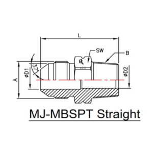 RJ7000-00-00 - MJ-MBSPT STRAIGHT